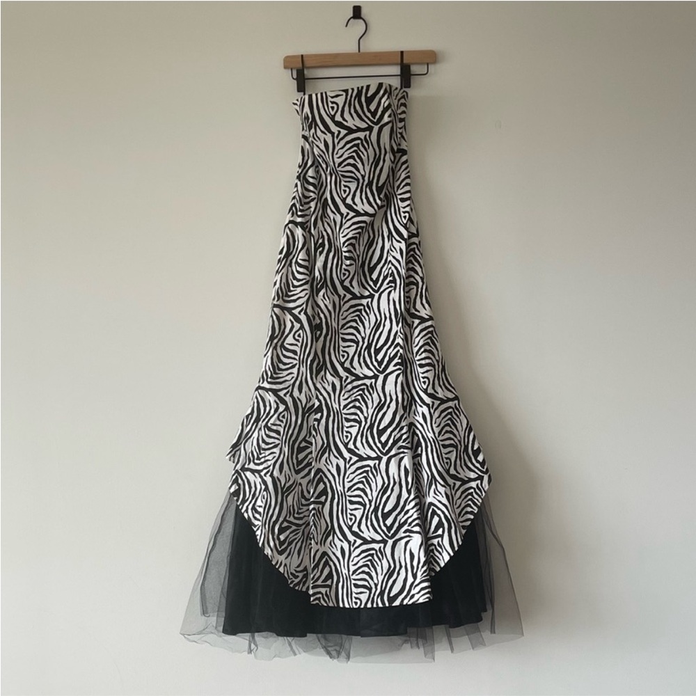 Cruella Strapless maxi dress.Jessica McClintock for Gunne Sax dress. Made in USA
